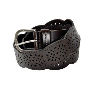 Lucky Brand Women’s Size‎ Small Black 100% Leather Belt Detailed Buckle NWT Lucky Brand Women main image 2